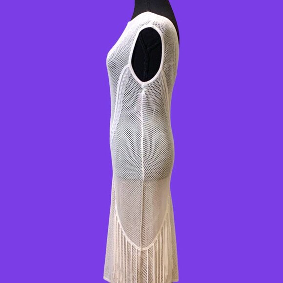 GUESS Crochet Cover Up Midi Dress - Picture 3 of 8